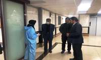 بازدید شبانه و سرزده دکتر خدادوست معاون توسعه مدیریت و منابع دانشگاه از بیمارستان فاطمه زهرا (س) دماوند